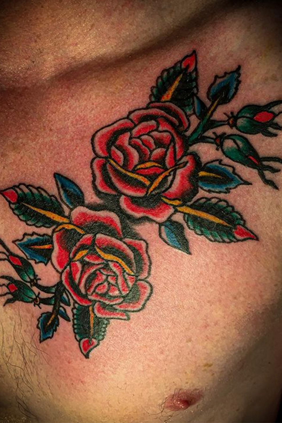 Traditional tattoo piece by Camelot Rose