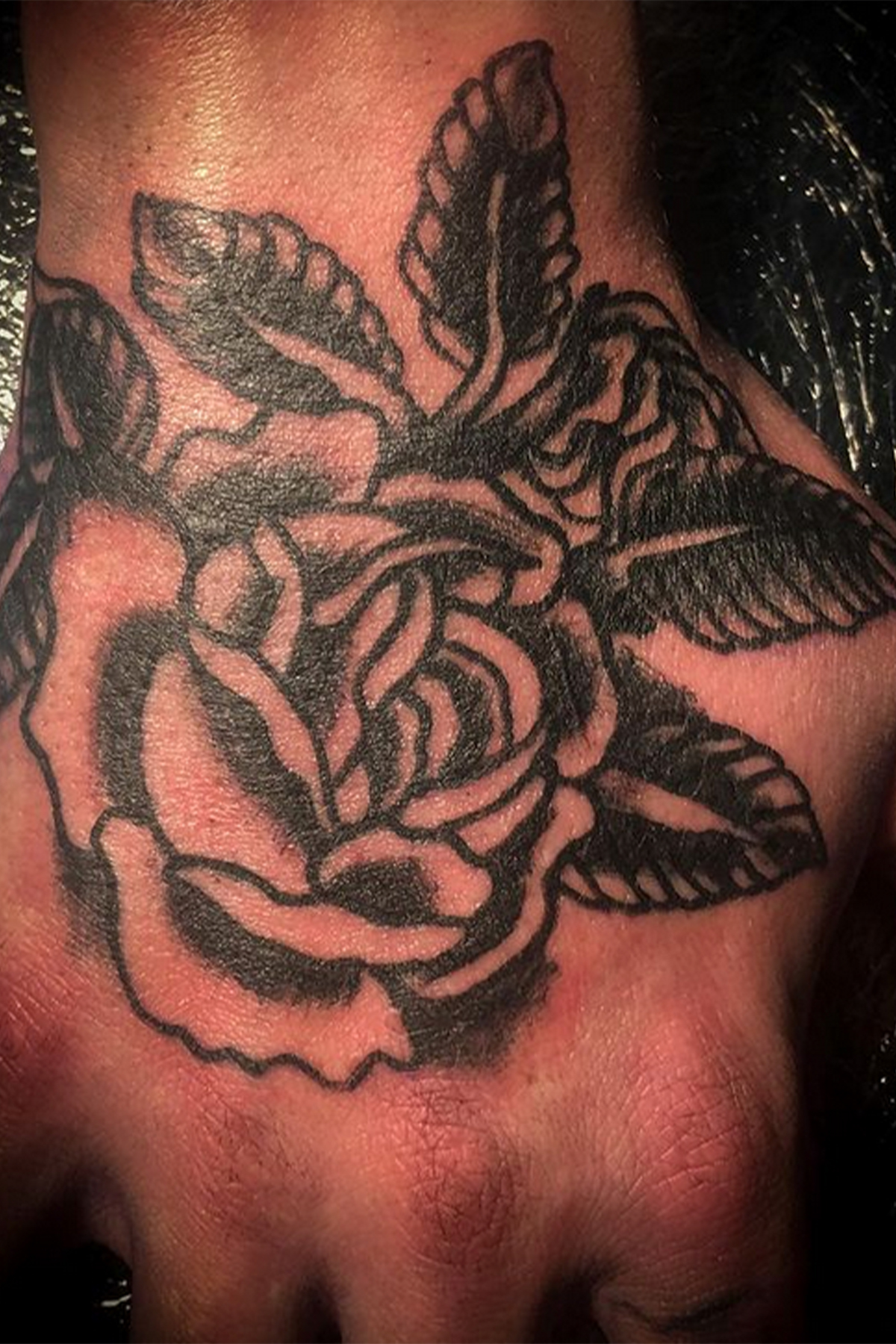 Traditional tattoo piece by Camelot Rose