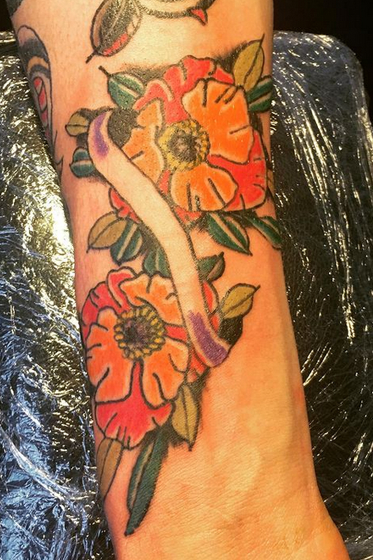 Traditional tattoo piece by Camelot Rose