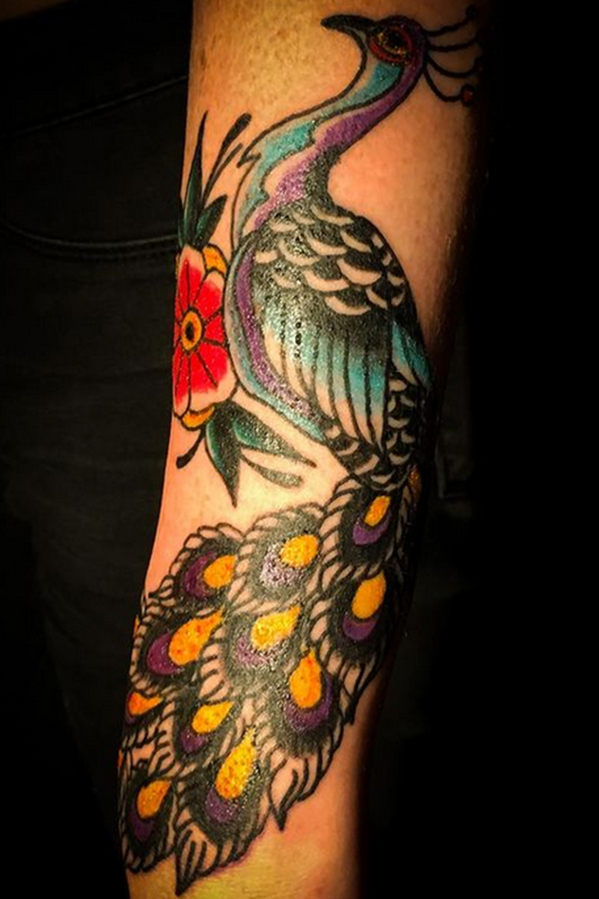 Traditional tattoo piece by Camelot Rose