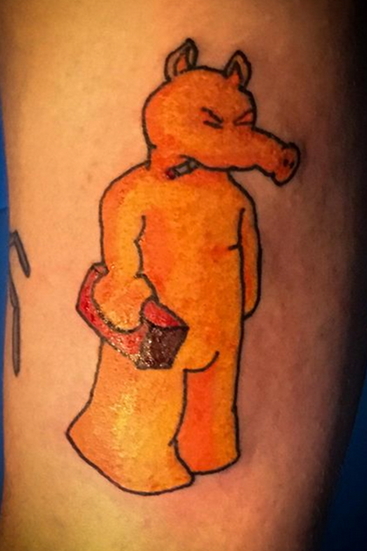 Traditional tattoo piece by Camelot Rose