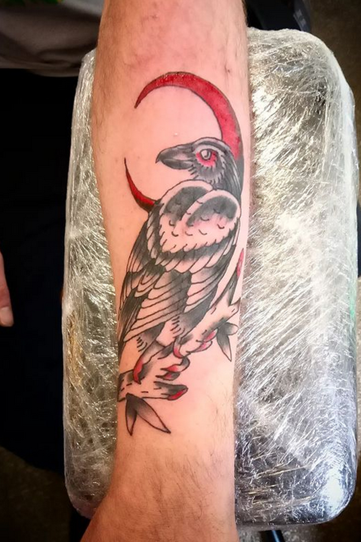 Traditional tattoo piece by Camelot Rose