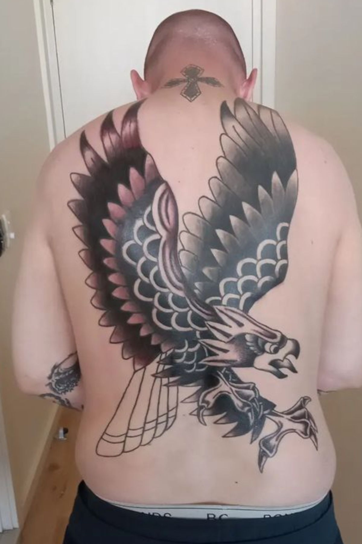 Traditional tattoo piece by Camelot Rose