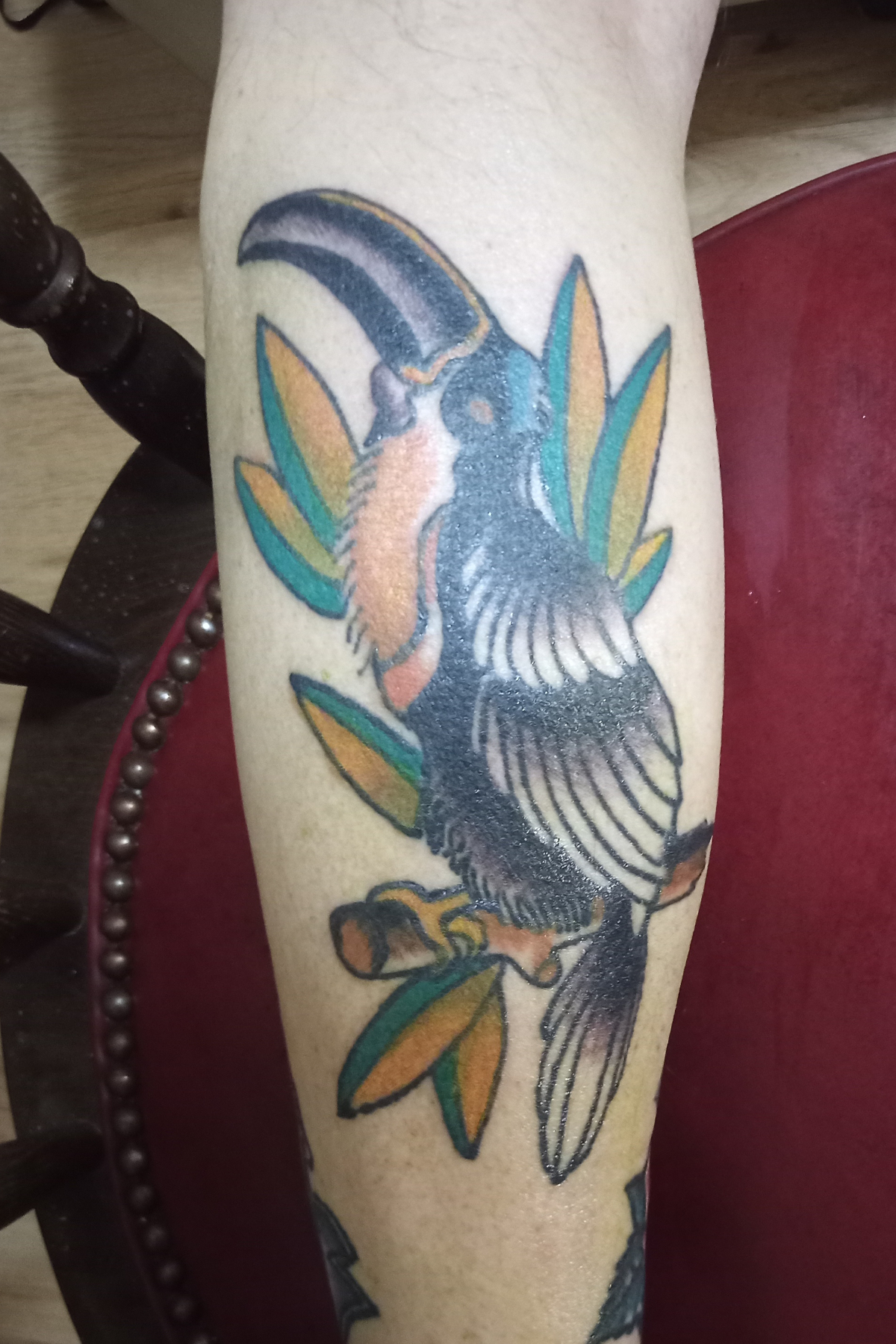 Traditional tattoo piece by Camelot Rose